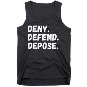 Deny Defend Depose Tank Top