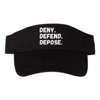 Deny Defend Depose Valucap Bio-Washed Visor