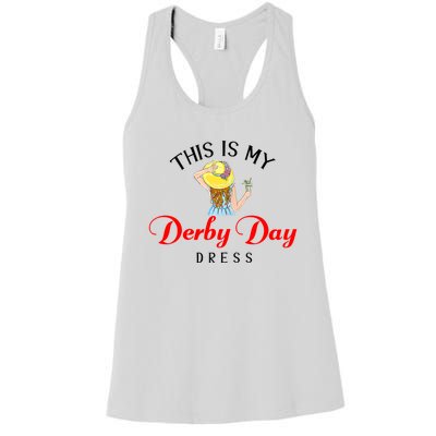 Derby Day Derby Kentucky Horse Derby Dress Women's Racerback Tank