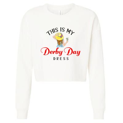 Derby Day Derby Kentucky Horse Derby Dress Cropped Pullover Crew