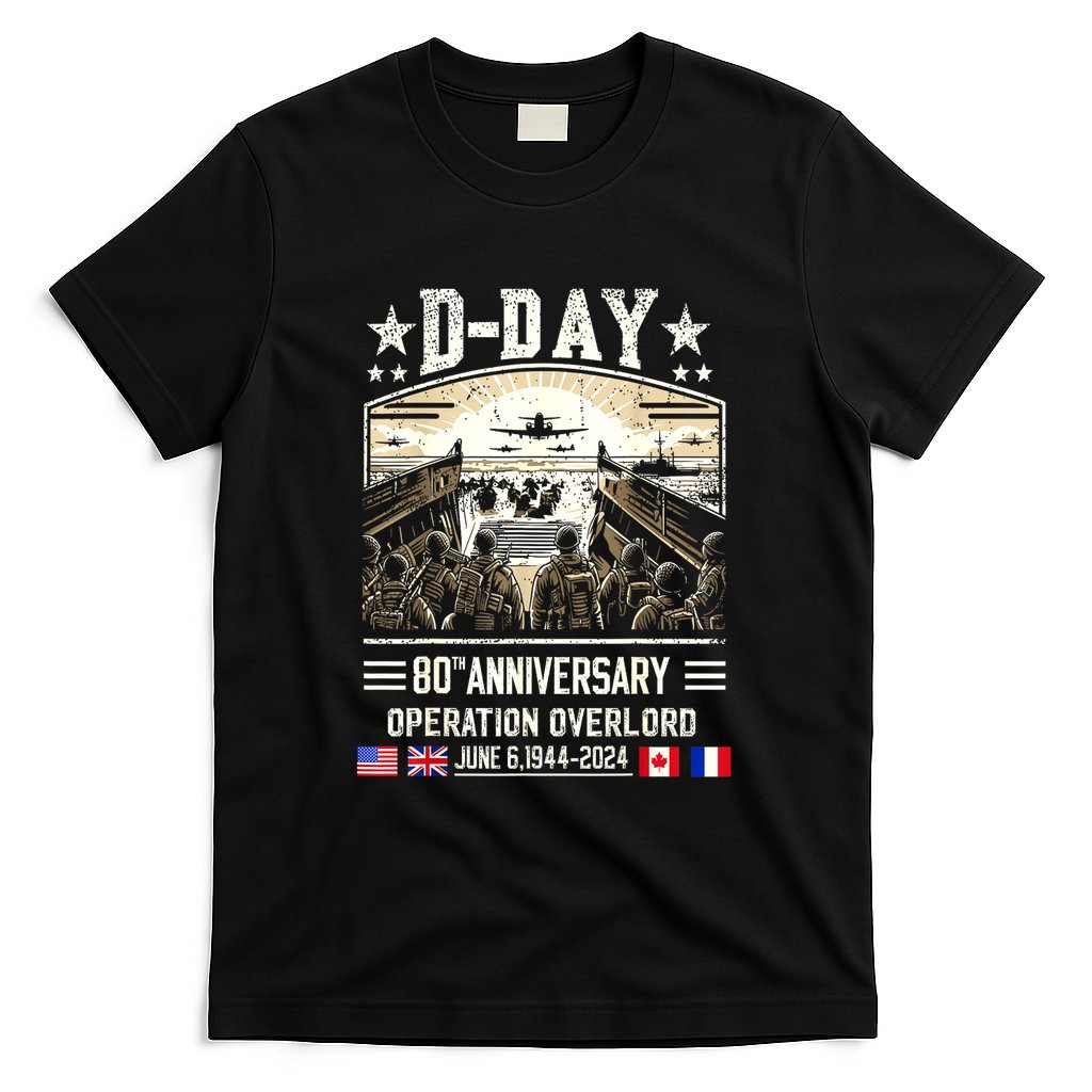 Dday Dwight D. Eisenhower Quote Dday 80th Anniversary Gift T-Shirt