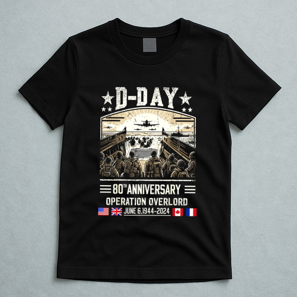 Dday Dwight D. Eisenhower Quote Dday 80th Anniversary Gift T-Shirt