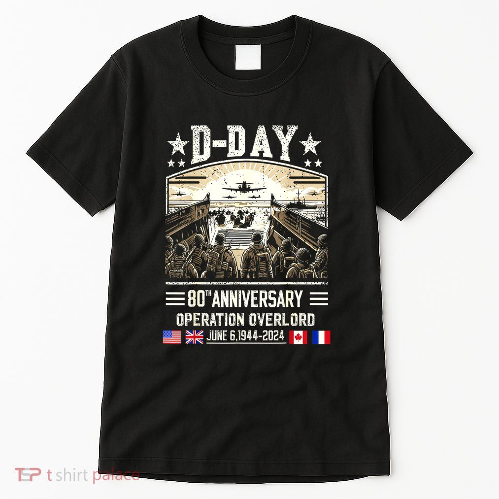 Dday Dwight D. Eisenhower Quote Dday 80th Anniversary Gift Tall T-Shirt