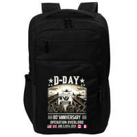 Dday Dwight D. Eisenhower Quote Dday 80th Anniversary Gift Impact Tech Backpack