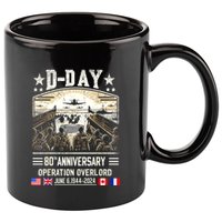 Dday Dwight D. Eisenhower Quote Dday 80th Anniversary Gift 11oz C Handle Ceramic Mug