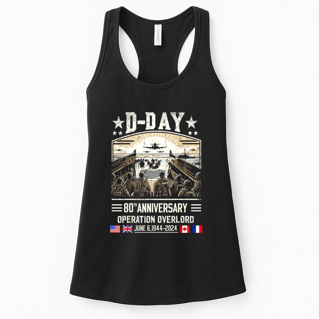Dday Dwight D. Eisenhower Quote Dday 80th Anniversary Gift Womens Tank Top