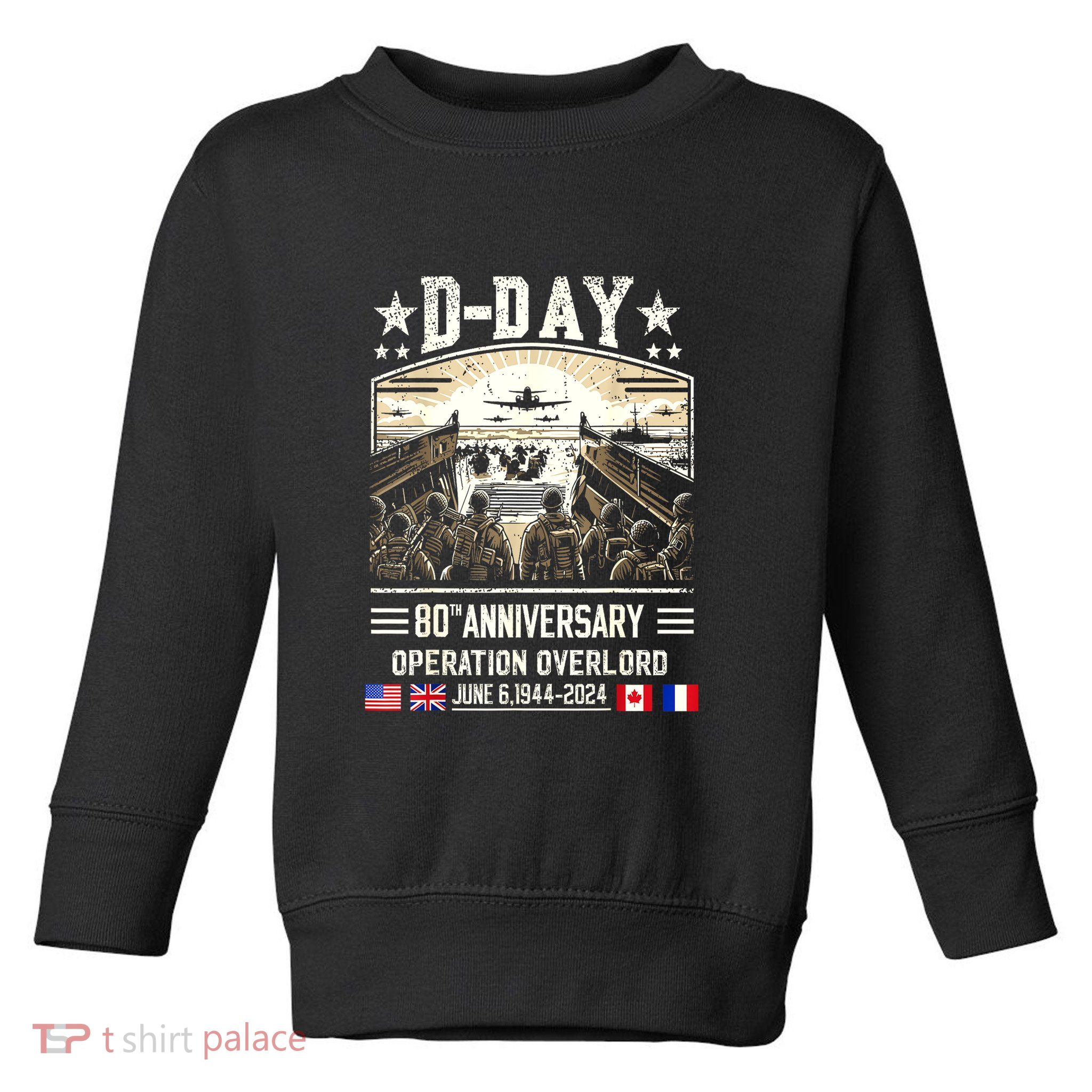 Dday Dwight D. Eisenhower Quote Dday 80th Anniversary Gift Toddler Sweatshirt