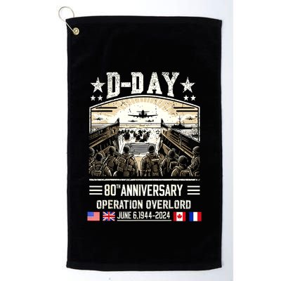 Dday Dwight D. Eisenhower Quote Dday 80th Anniversary Gift Golf Towel