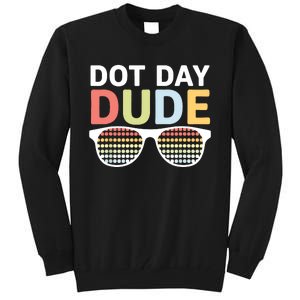 Dot Day Dotted Dude Glasses Tall Sweatshirt