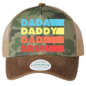 Dada Daddy Dad Bruh Legacy Tie Dye Trucker Hat