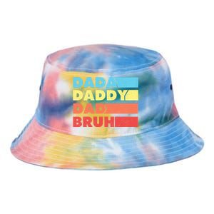 Dada Daddy Dad Bruh Tie Dye Newport Bucket Hat