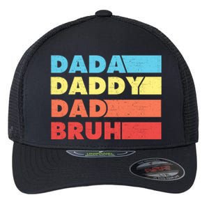 Dada Daddy Dad Bruh Flexfit Unipanel Trucker Cap