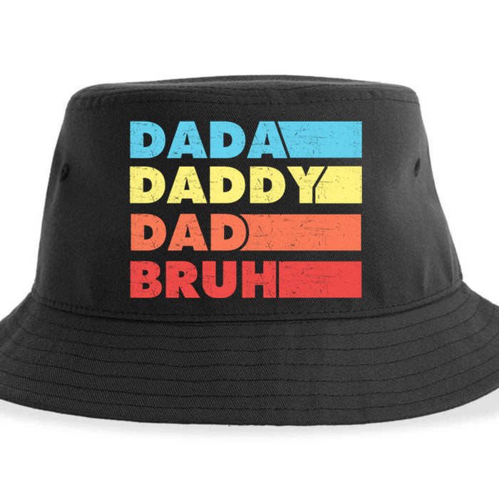 Dada Daddy Dad Bruh Sustainable Bucket Hat