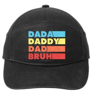 Dada Daddy Dad Bruh 7-Panel Snapback Hat