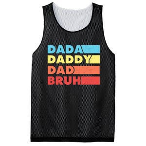 Dada Daddy Dad Bruh Mesh Reversible Basketball Jersey Tank