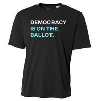 Democracy Docket Democracy Is On The Ballot Cooling Performance Crew T-Shirt