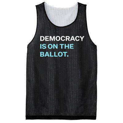 Democracy Docket Democracy Is On The Ballot Mesh Reversible Basketball Jersey Tank