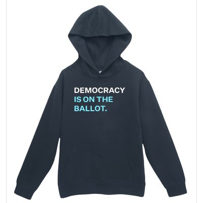 Democracy Docket Democracy Is On The Ballot Urban Pullover Hoodie