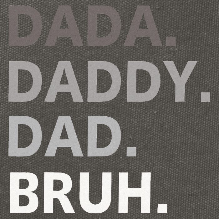 Dada Daddy Dad Bruh Fathers Day Funny Father Cotton Canvas Backpack