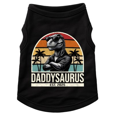 Dino Dad Daddysaurus New Dad 2025 Adult Dinosaur Dad Gift Doggie Tank