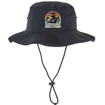 Dino Dad Daddysaurus New Dad 2025 Adult Dinosaur Dad Gift Bucket Hat