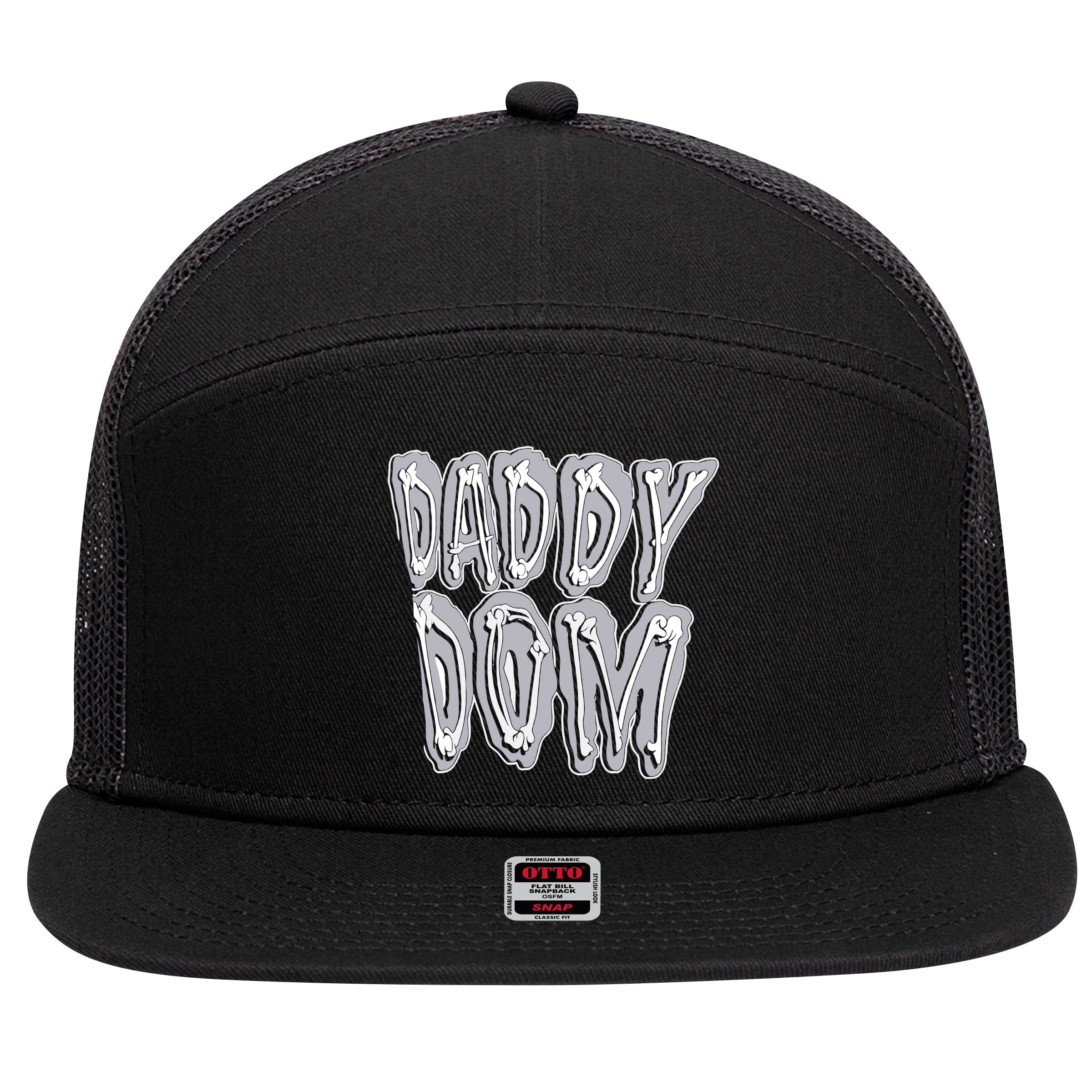 Daddy Dom 7 Panel Mesh Trucker Snapback Hat