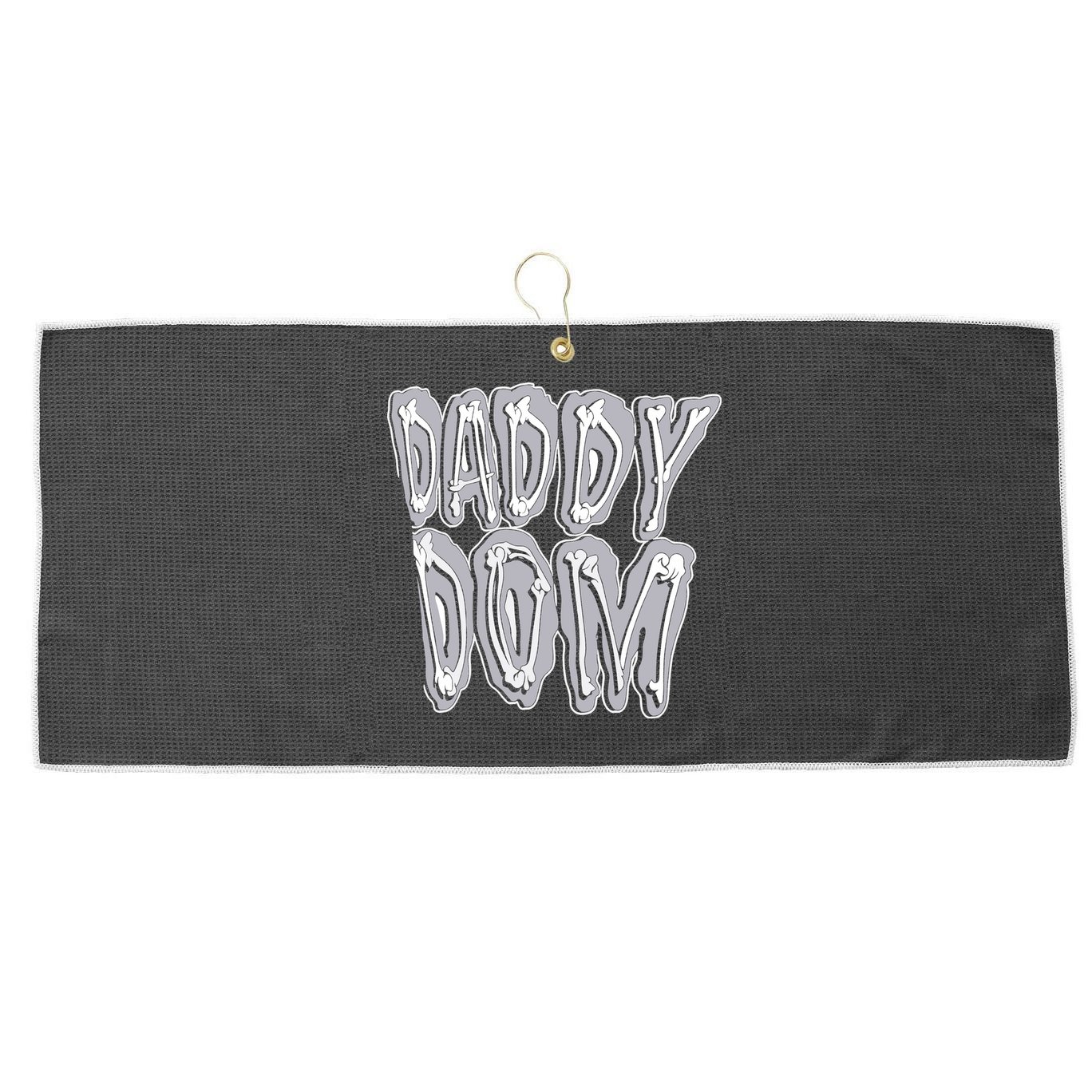 Daddy Dom Large Microfiber Waffle Golf Towel
