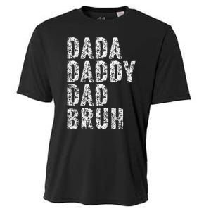 Dada Daddy Dad Bruh Funny Papa Gift Father Day Cooling Performance Crew T-Shirt