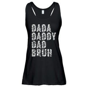 Dada Daddy Dad Bruh Funny Papa Gift Father Day Ladies Essential Flowy Tank