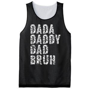 Dada Daddy Dad Bruh Funny Papa Gift Father Day Mesh Reversible Basketball Jersey Tank