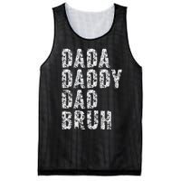 Dada Daddy Dad Bruh Funny Papa Gift Father Day Mesh Reversible Basketball Jersey Tank