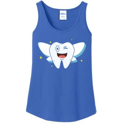 Dentistry Dentist Dental Hygienist Tooth Fairy Gift Ladies Essential Tank