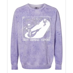 Deny Defend Depose Colorblast Crewneck Sweatshirt