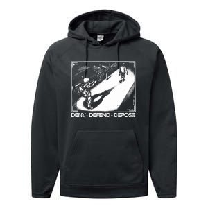 Deny Defend Depose Performance Fleece Hoodie