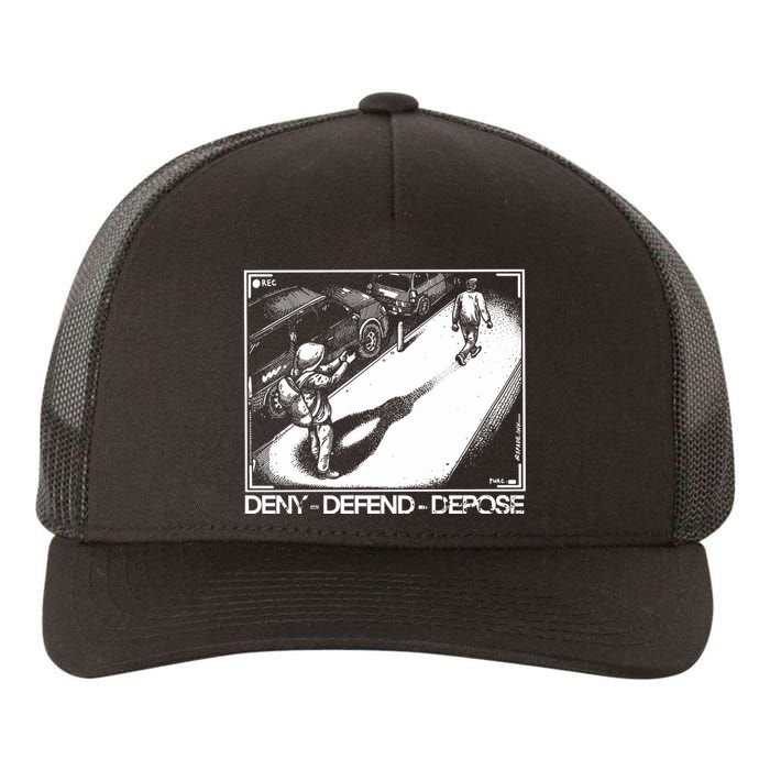 Deny Defend Depose Yupoong Adult 5-Panel Trucker Hat