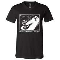 Deny Defend Depose V-Neck T-Shirt