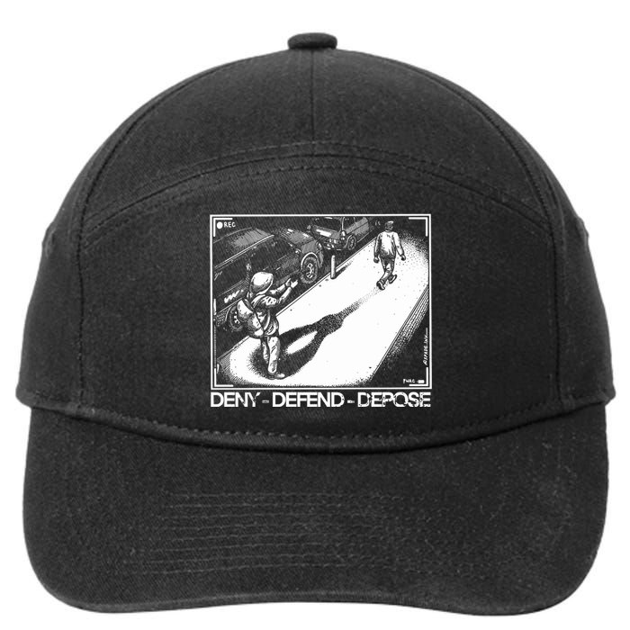 Deny Defend Depose 7-Panel Snapback Hat