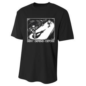 Deny Defend Depose Performance Sprint T-Shirt