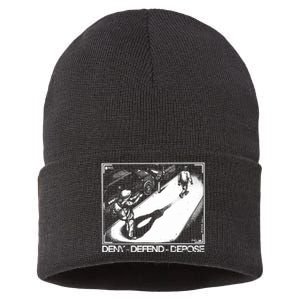 Deny Defend Depose Sustainable Knit Beanie