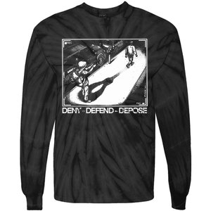 Deny Defend Depose Tie-Dye Long Sleeve Shirt