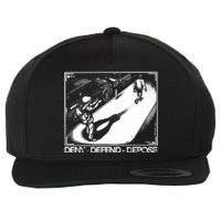 Deny Defend Depose Wool Snapback Cap