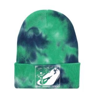 Deny Defend Depose Tie Dye 12in Knit Beanie