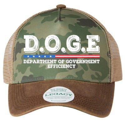 Doge D.O.G.E. Department Of Government Efficiency Legacy Tie Dye Trucker Hat