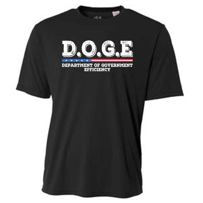 Doge D.O.G.E. Department Of Government Efficiency Cooling Performance Crew T-Shirt