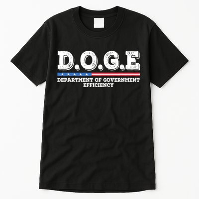 Doge D.O.G.E. Department Of Government Efficiency Tall T-Shirt