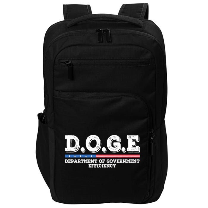 Doge D.O.G.E. Department Of Government Efficiency Impact Tech Backpack