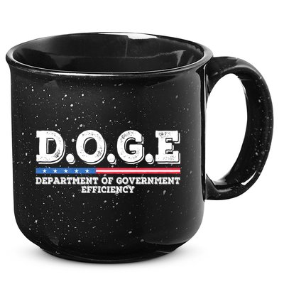 Doge D.O.G.E. Department Of Government Efficiency 15oz Campfire Ceramic Mug