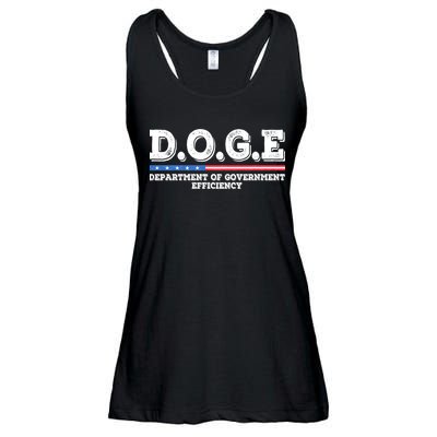 Doge D.O.G.E. Department Of Government Efficiency Ladies Essential Flowy Tank