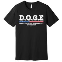 Doge D.O.G.E. Department Of Government Efficiency Premium T-Shirt