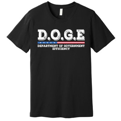 Doge D.O.G.E. Department Of Government Efficiency Premium T-Shirt